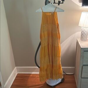 HD in Paris Golden Maxi Dress